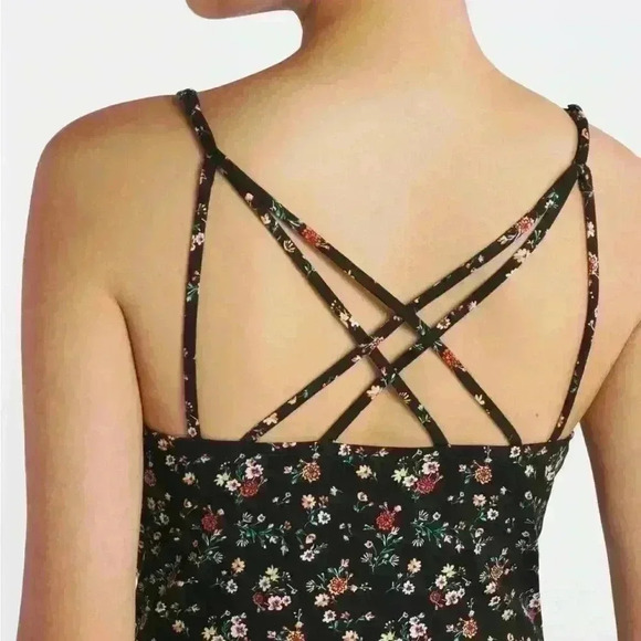 NINE BRITTON Willow Brushed Maxi Dress ~ L ~ Navy Floral ~ NWT! - Picture 8 of 9